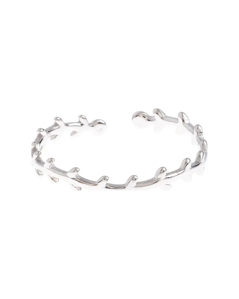 Anillo Cintillo Texturizado Plata