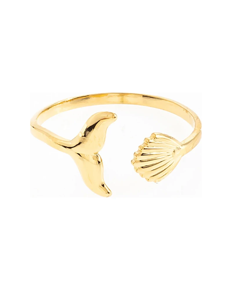 Anillo Manos Dorado