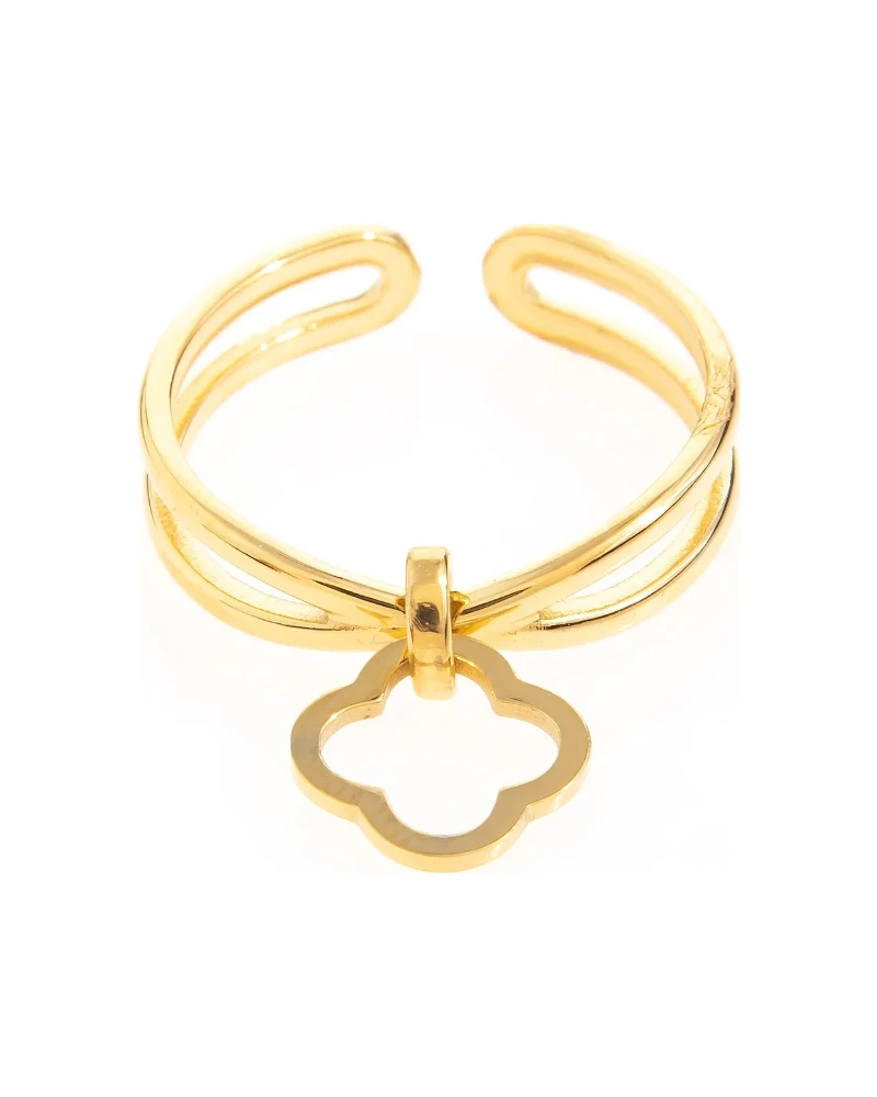 Anillo Mariposa Abierto Dorado