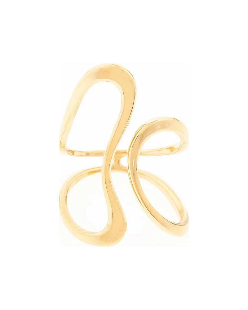 Anillo Mariposa Calada Dorado