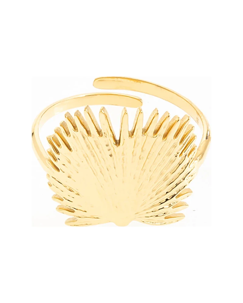Anillo Concha Dorado