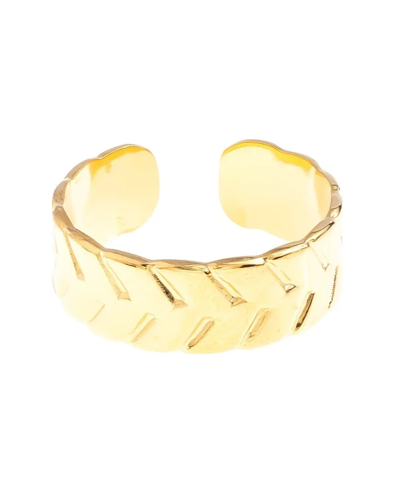 Anillo Torcido Pequeño Dorado