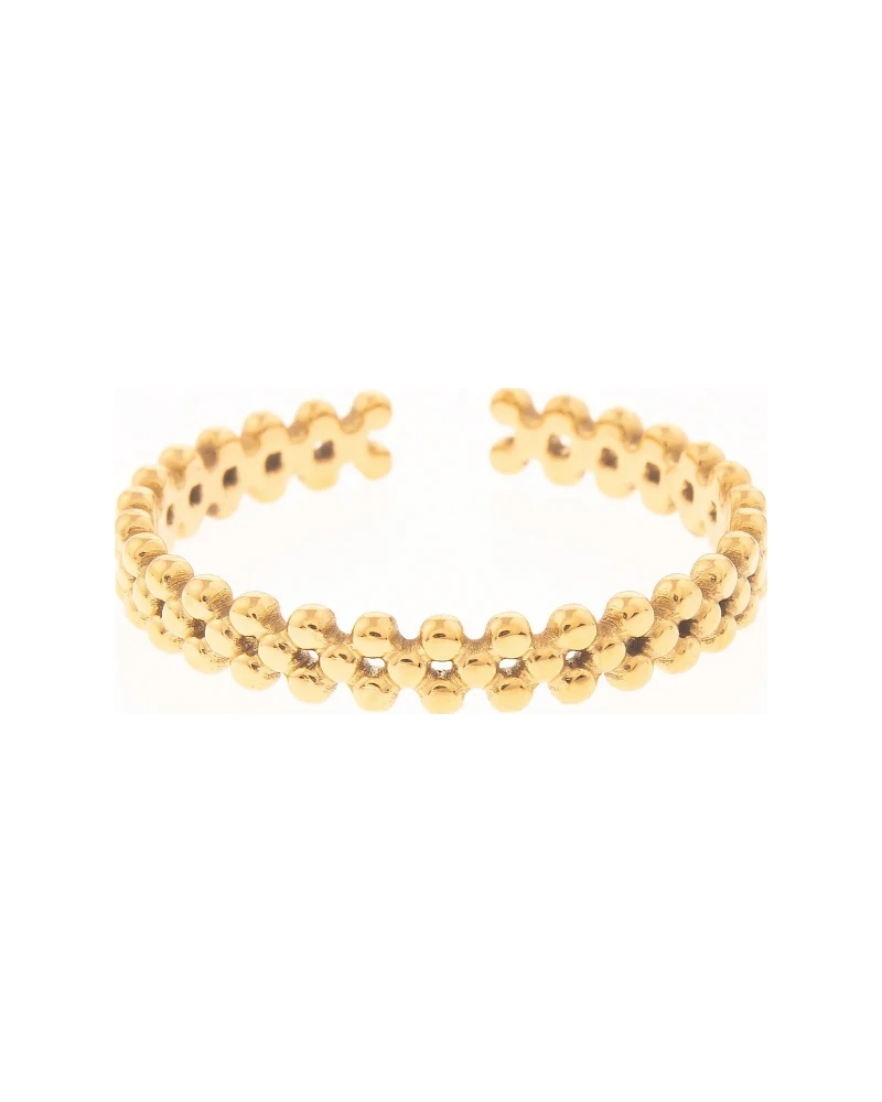 Anillo Trenza Dorado