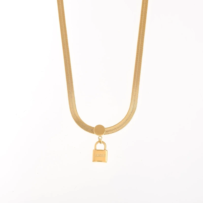 Collar Amore Lock Snake
