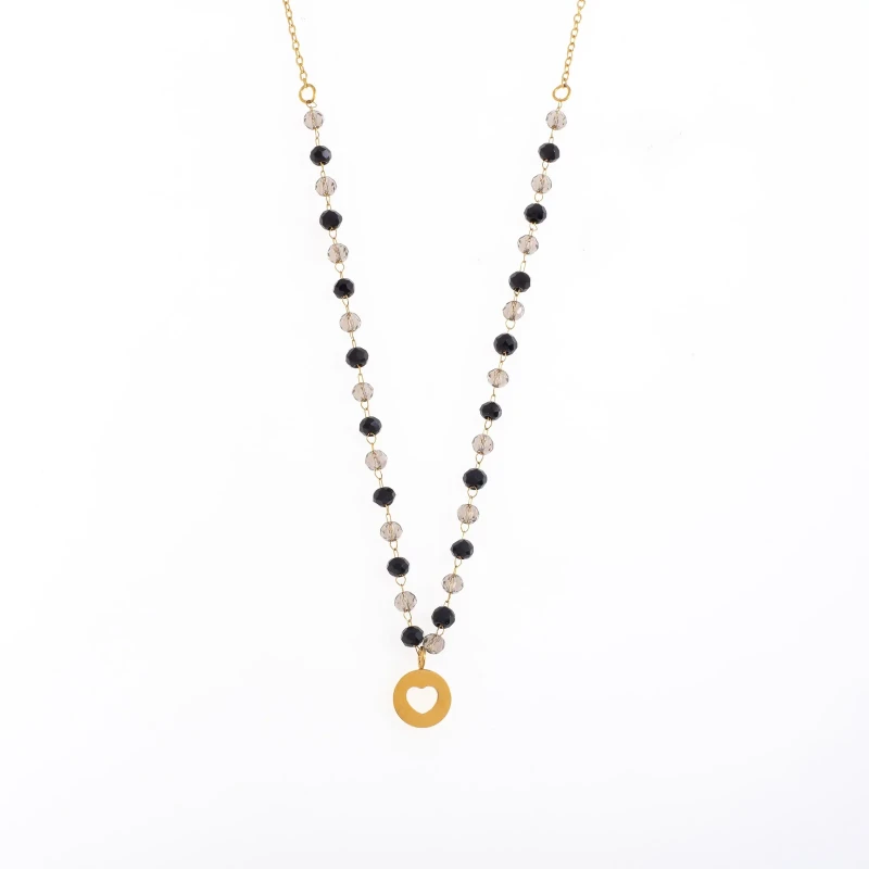Collar Corazón Dual Beads