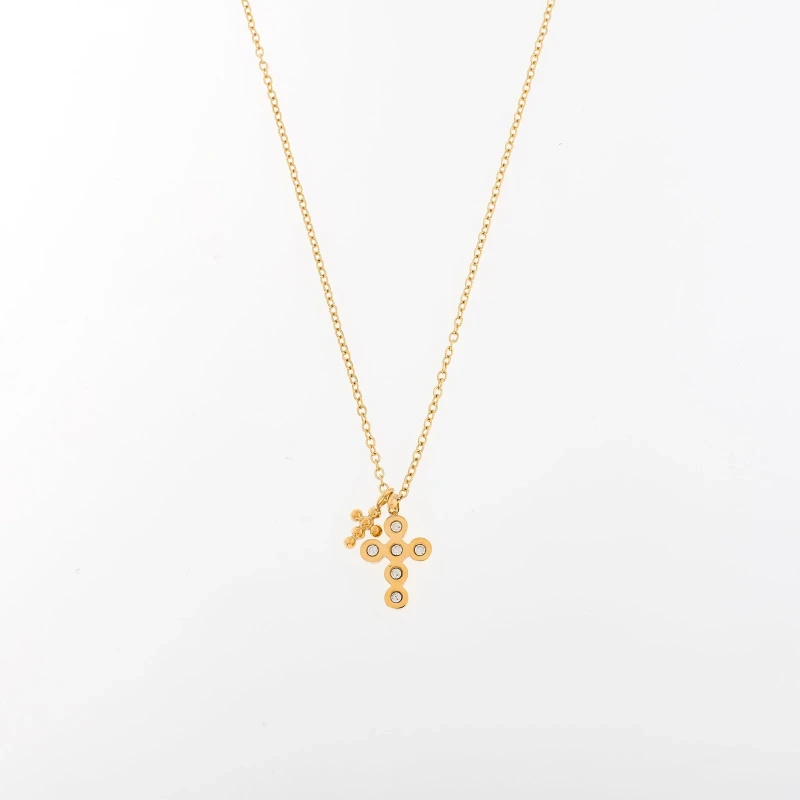 Collar Cruz Brillante