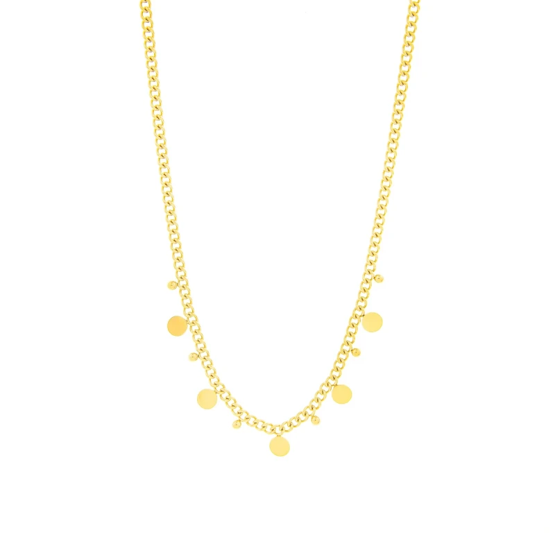 Collar Dainty Coins Chain