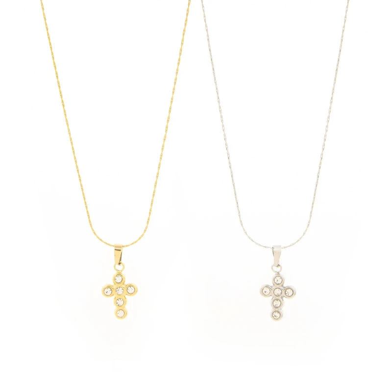 Collar Crucifijo Dorado