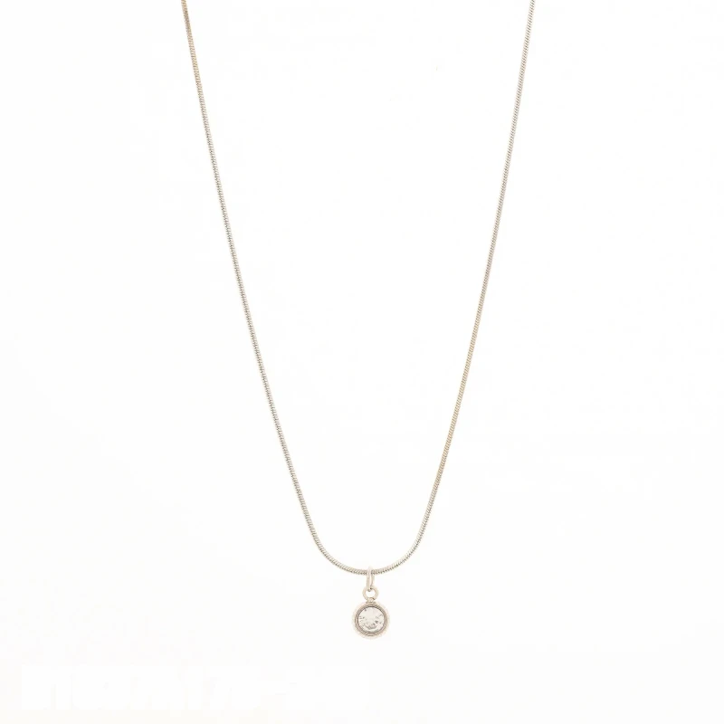 Collar Cadena con Dije Plata