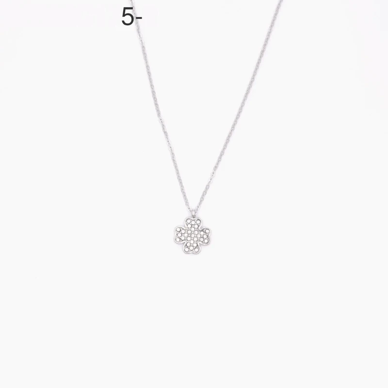 Collar Trébol Plata