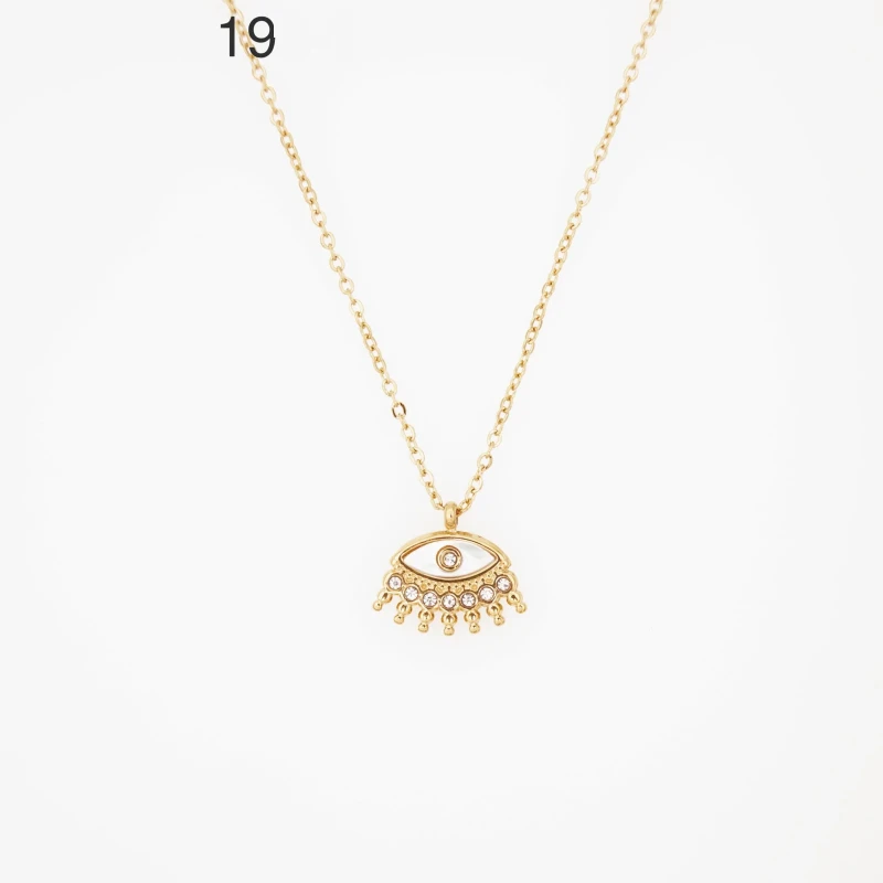 Collar Ojo Radiante Dorado