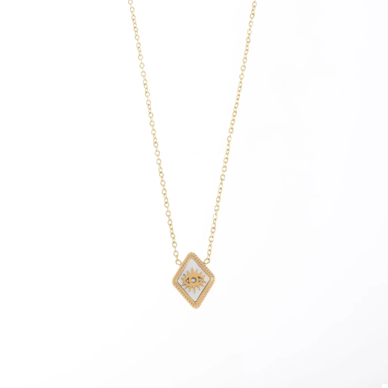 Collar Rombo Dorado