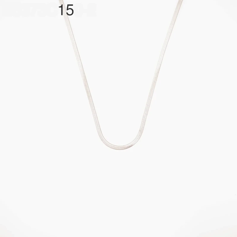 Collar Cadena Sencilla Plata