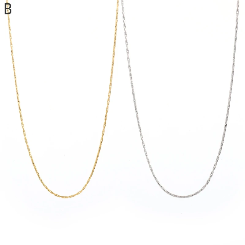Collar Cadena Larga Dorado