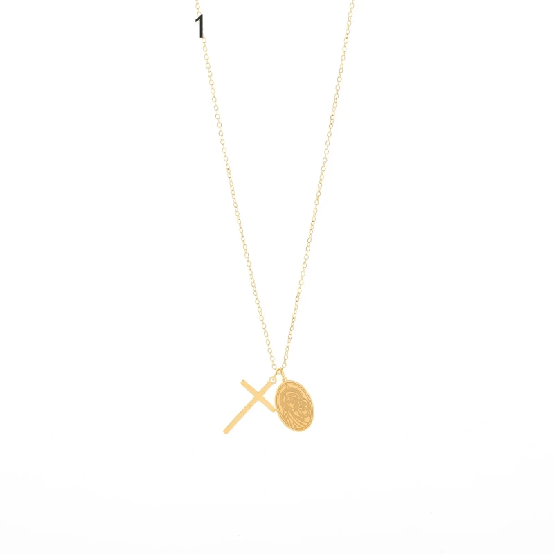 Collar Dije Delicado Dorado