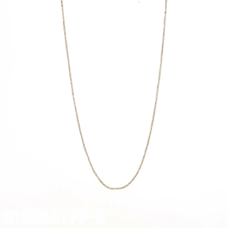 Collar Cadena Delgada Plata