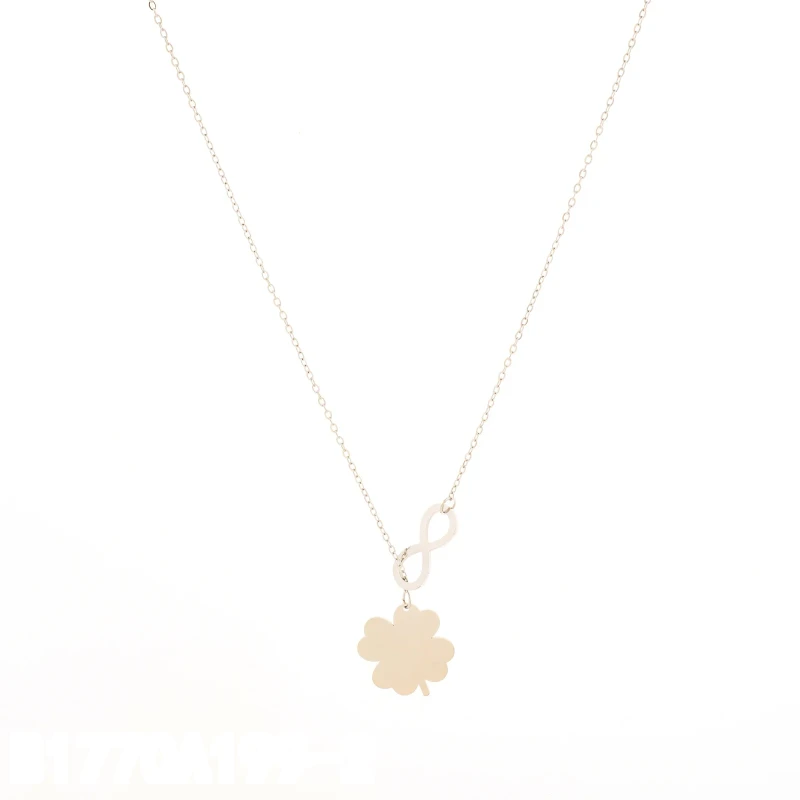 Collar Medalla Redonda Plata
