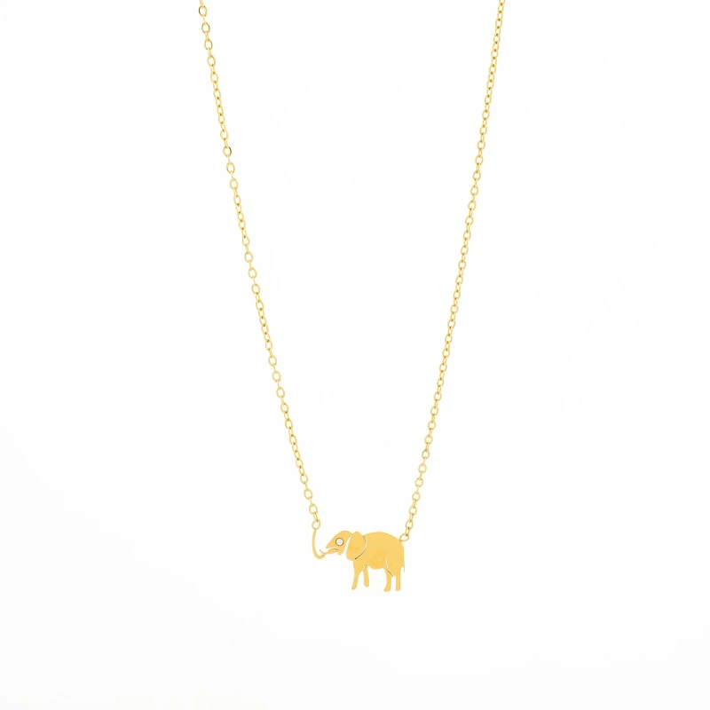 Collar Elefante Dorado