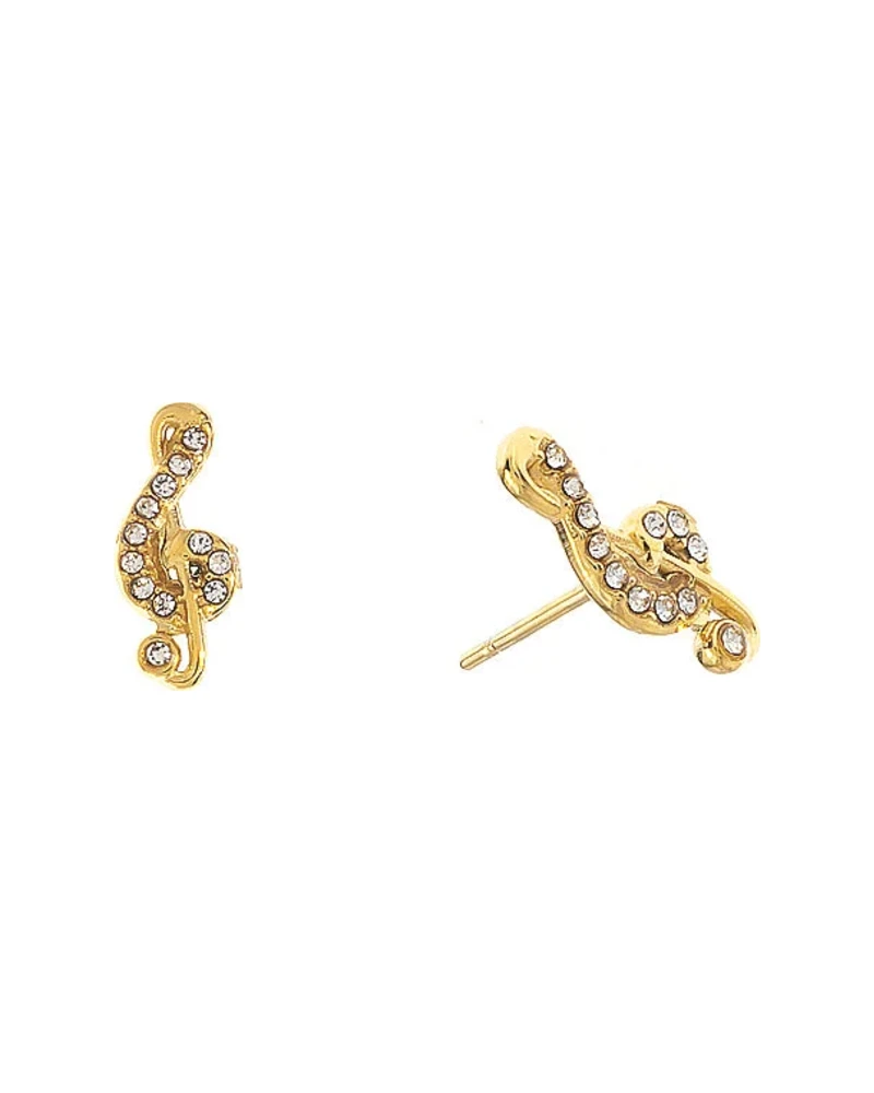 Aretes Mini Estrella Dorado