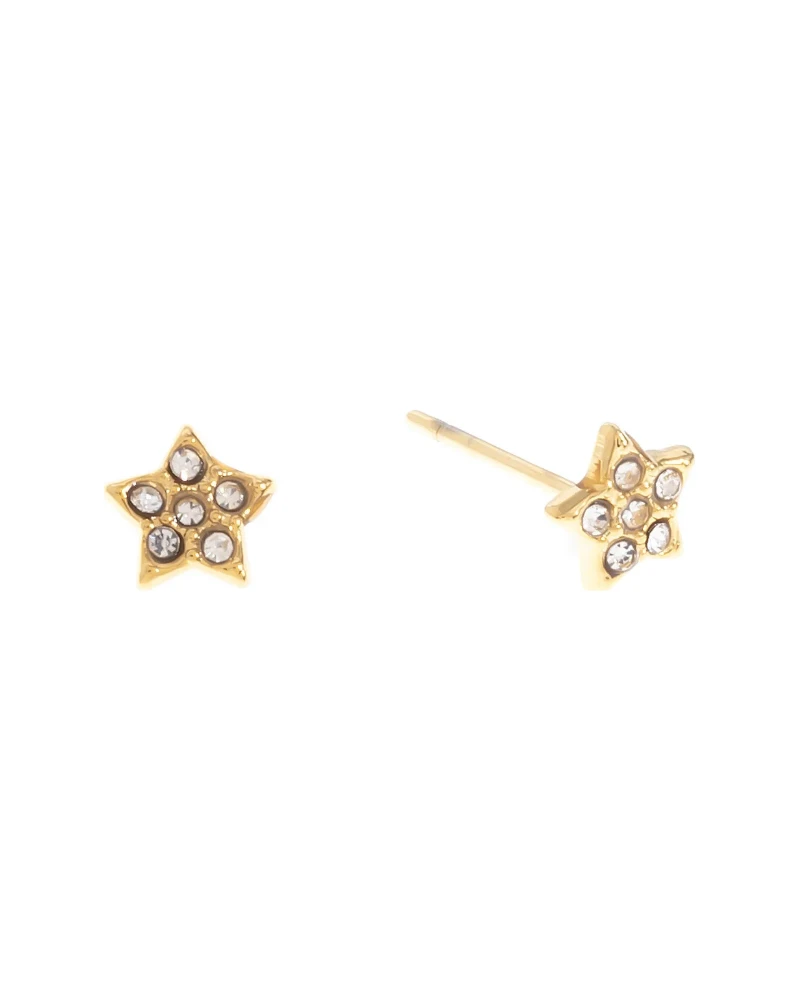 Aretes Estrella Dorado