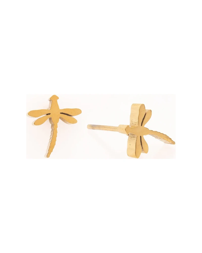 Aretes Estrella de Mar Pequeño Dorado
