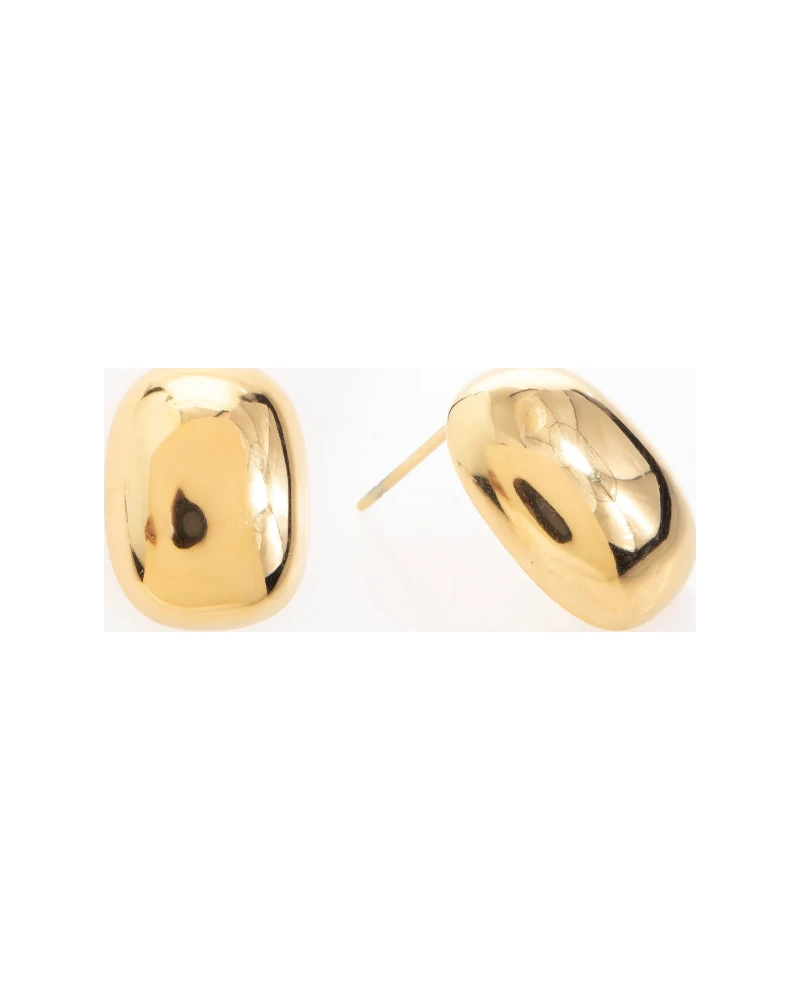 Aretes Domo Dorado