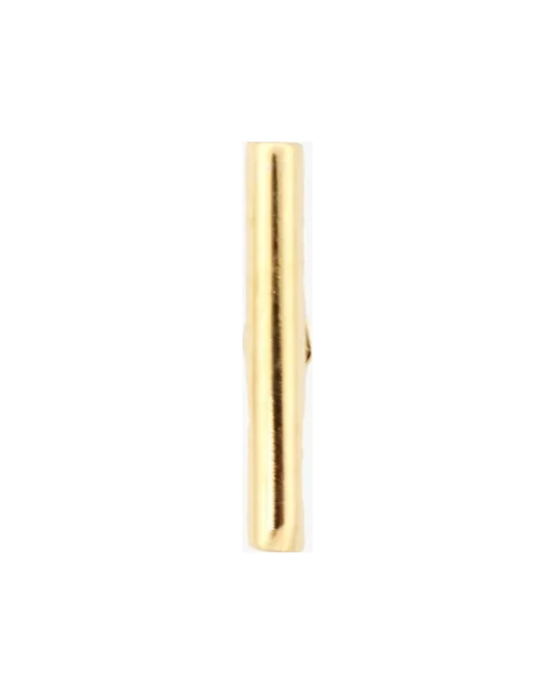 Aretes Barra Colgante Dorado