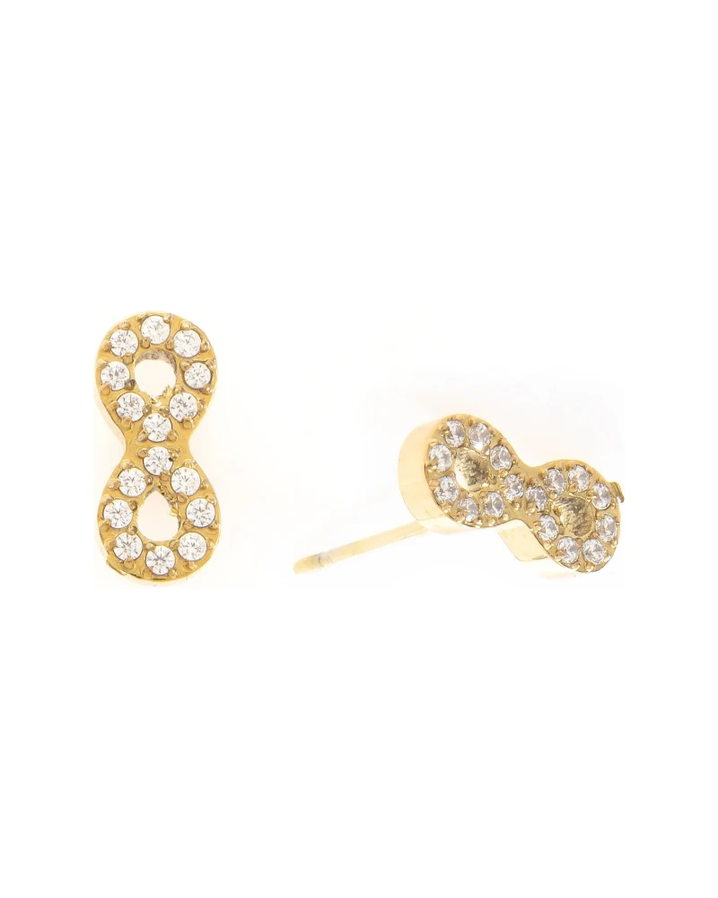 Aretes Infinito Dorado