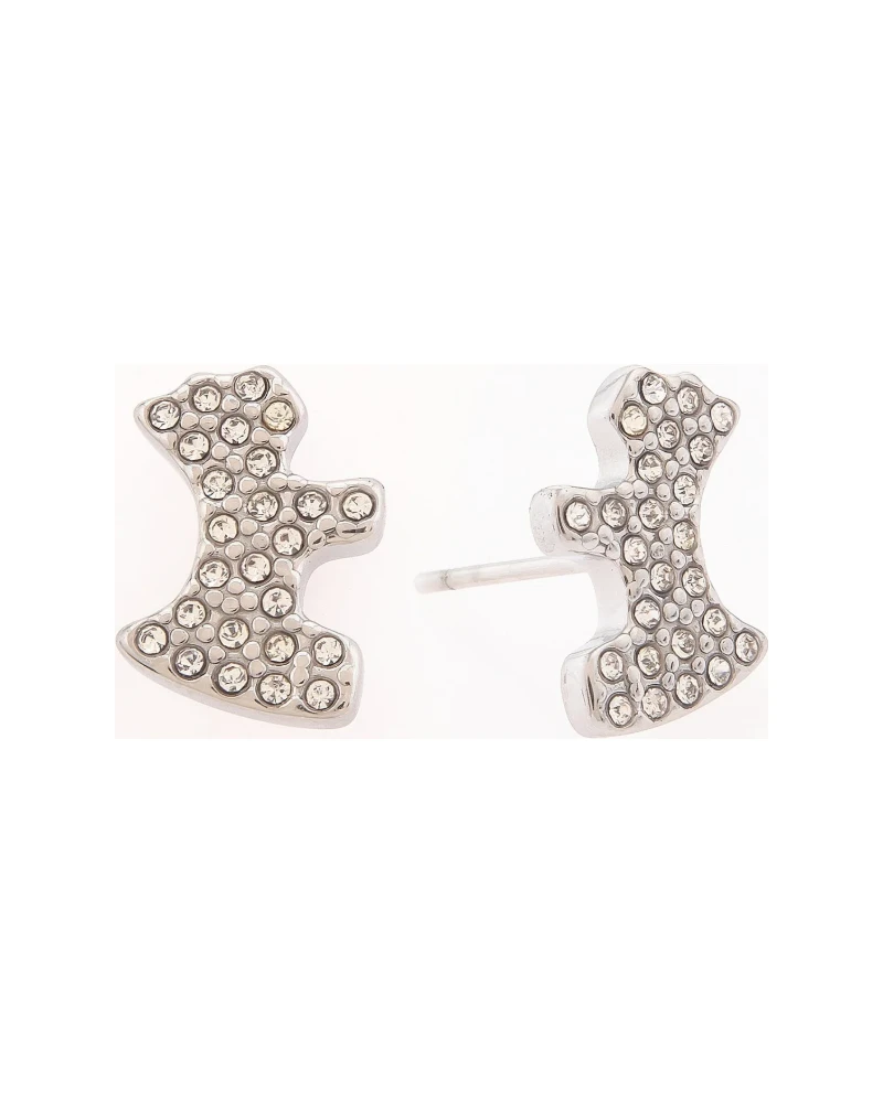 Aretes Mono de Zirconias Plata