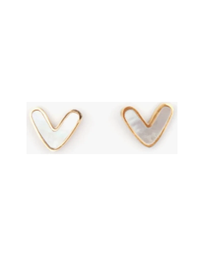 Aretes Corazón Zirconia Plata