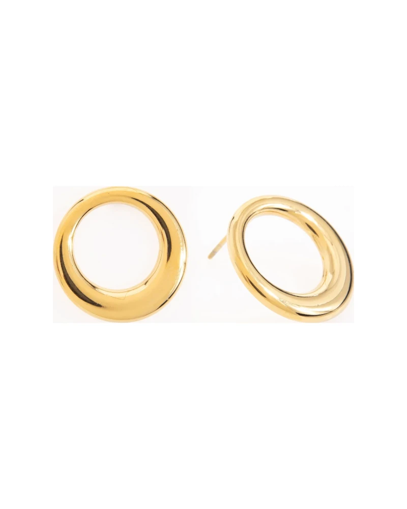 Arracadas Ovaladas Dorado