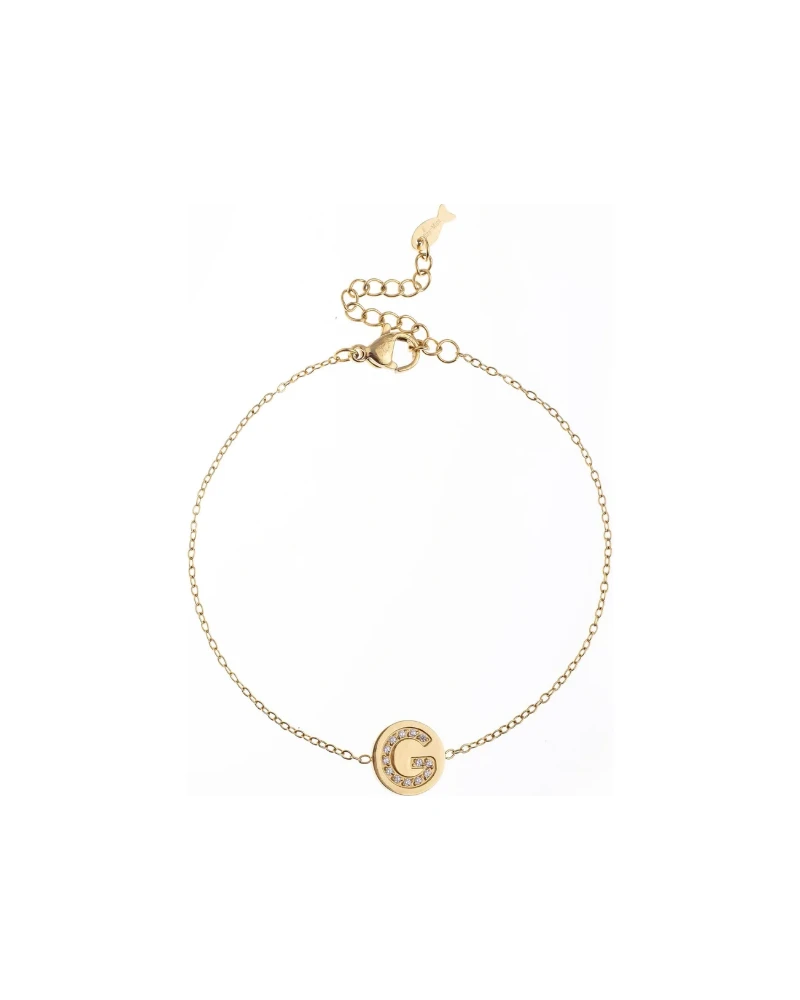 Pulsera Disco Dorado