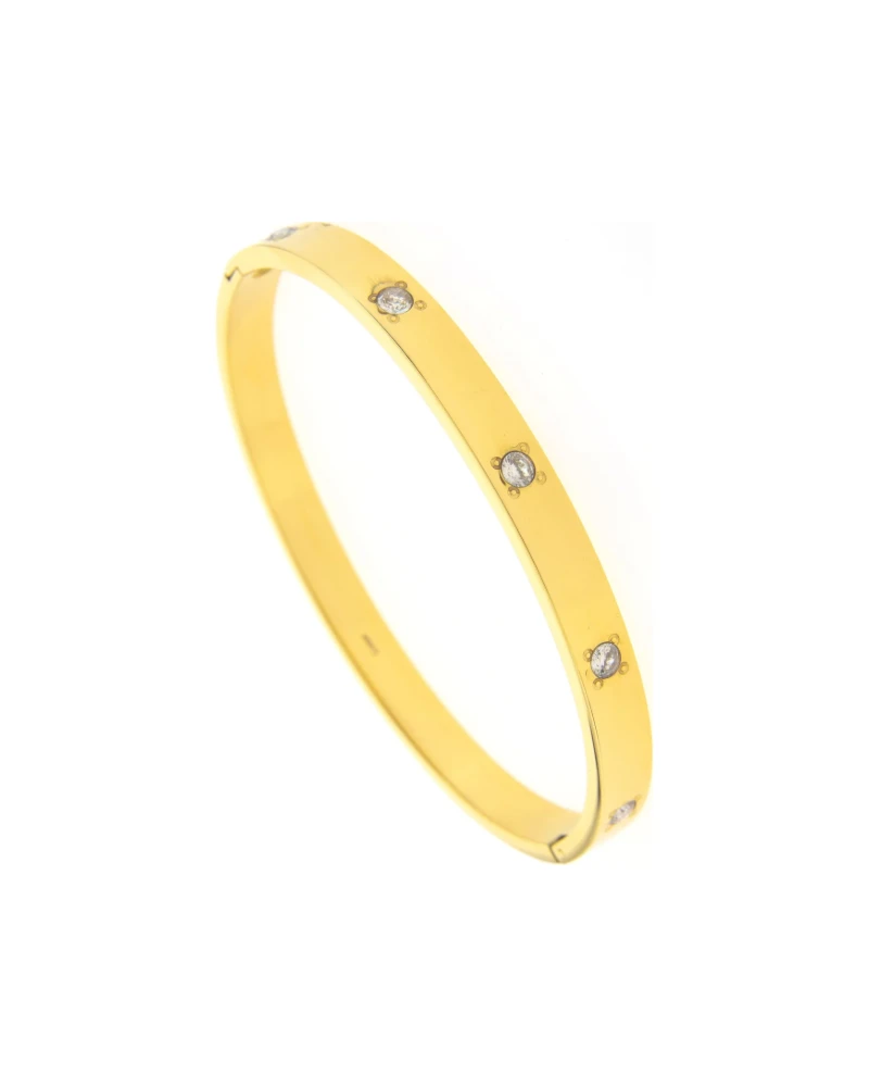 Brazalete Liso Dorado