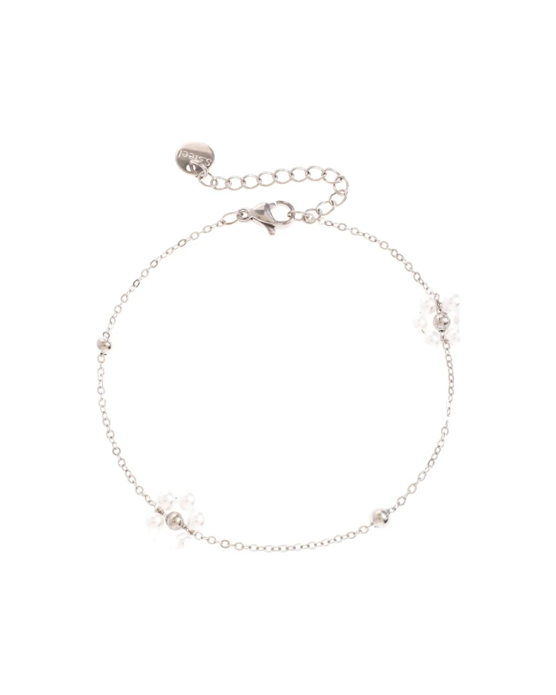 Pulsera Perlas Plata