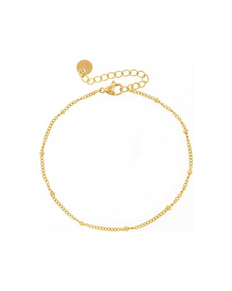 Pulsera Cadena Fina Dorado