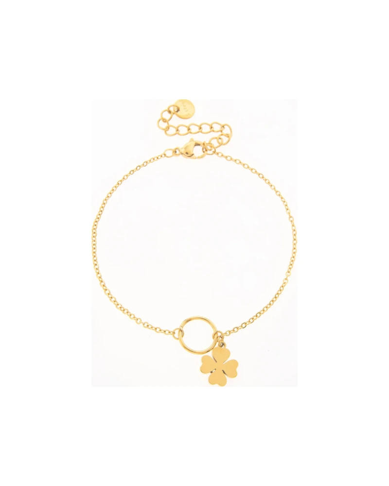Pulsera Trébol Dorado