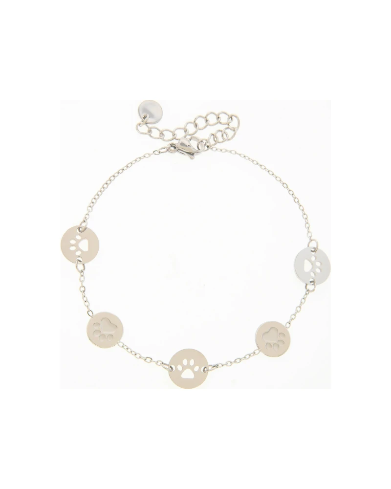 Pulsera Cuentas Nácar Plata