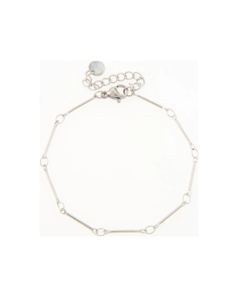 Pulsera Cuentas con Dije Plata