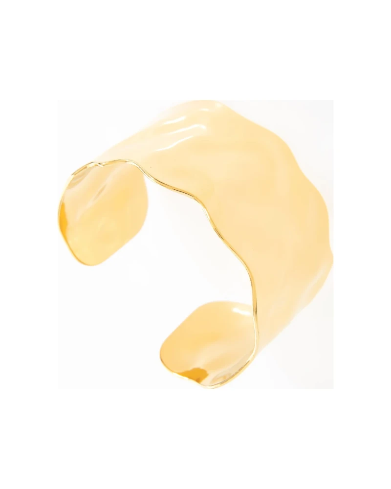 Brazalete Ancho Dorado